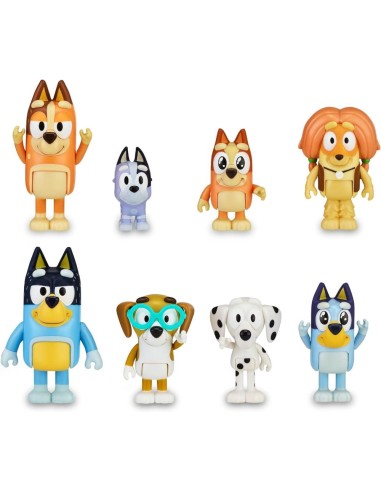 Bluey - Pack 8 Figures