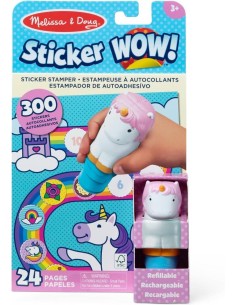 STICKER WOW UNICORNIOS