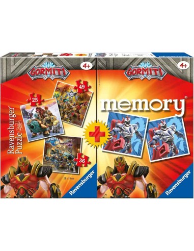 MULTIPACK MEMORY+3 PUZZLES GORMITI 20519