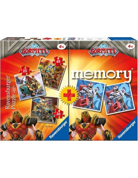 MULTIPACK MEMORY+3 PUZZLES GORMITI 20519