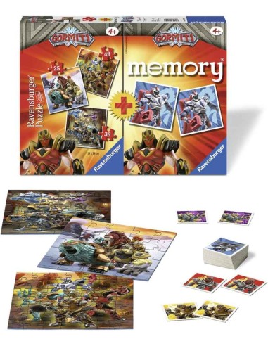 MULTIPACK MEMORY+3 PUZZLES GORMITI 20519