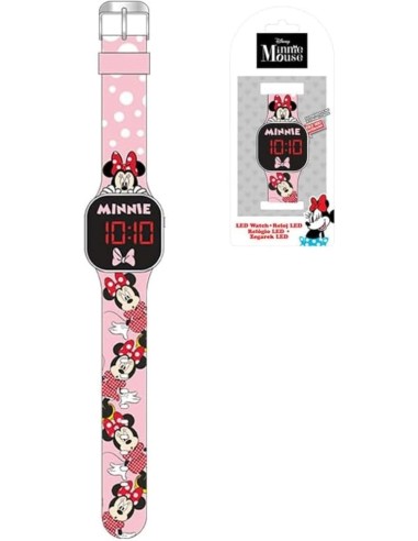 RELOJ LED MINNIE