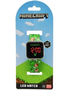 RELOJ LED MINECRAFT 2
