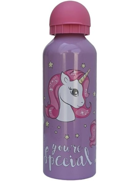 BOTELLA ALUMINIO UNICORNIO 500M