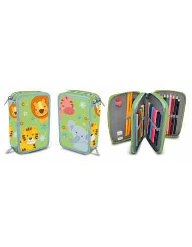 ESTUCHE 3 CREMALLERAS IN TO THE JUNGLE