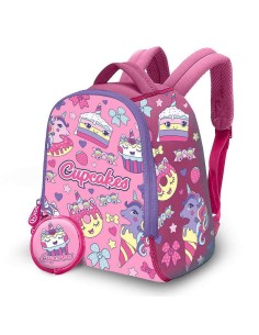 MOCHILA NEOPRENO 25CM CUPCAKES