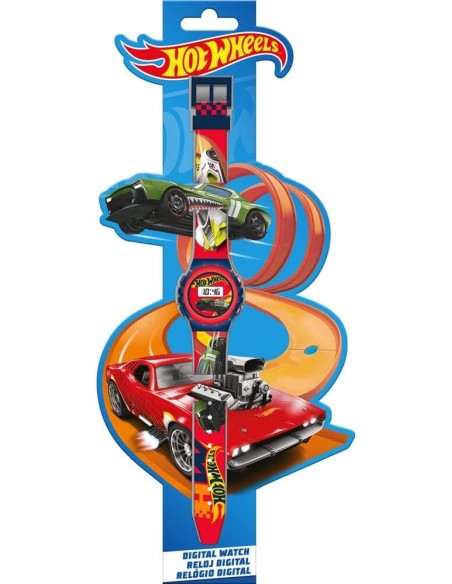 RELOJ DIGITAL KE02 HOTWHEELS
