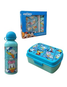 Mickey Set Sandwichera y Cantimplora Alu