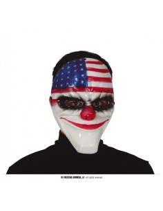MASCARA PAYASO AMERICA PVC