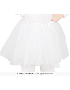 Tutu 30 cm blanco