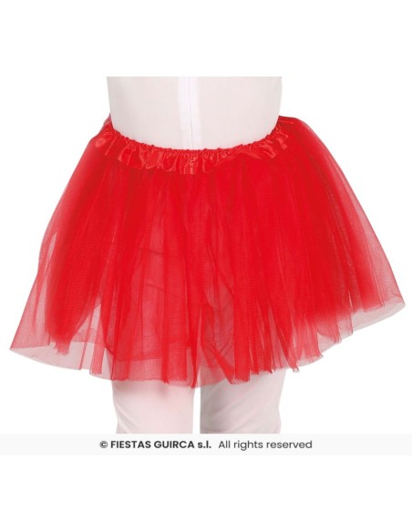TUTU INFANTIL ROJO 30 CMS