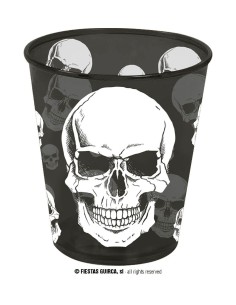 VASO CALAVERA 9X10 CMS., PLASTICO