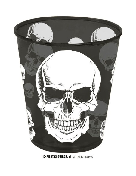 VASO CALAVERA 9X10 CMS., PLASTICO