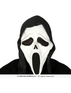 MASCARA ASESINO CON CAPUCHA VINILO