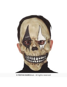 MASCARA CALAVERA ARLEQUIN LATEX