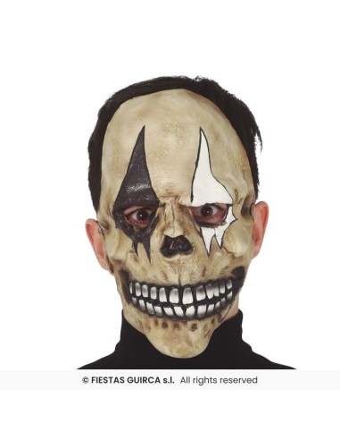 MASCARA CALAVERA ARLEQUIN LATEX