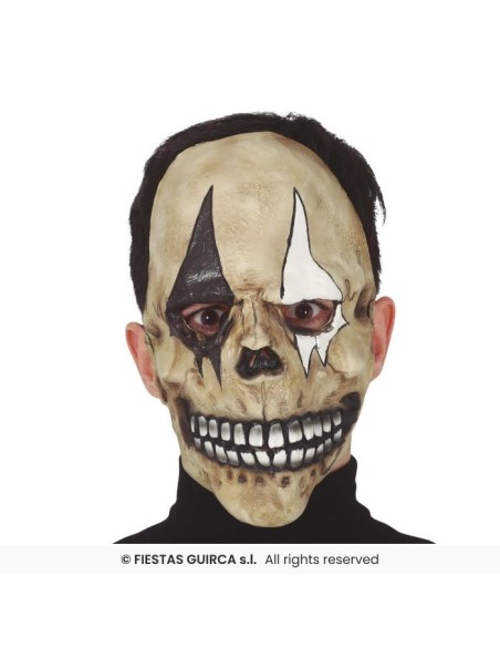 MASCARA CALAVERA ARLEQUIN LATEX
