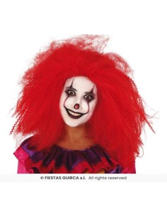 PELUCA PAYASO ROJA EN CAJA