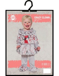 Disfraz bad clown 2-3 años   (100 cm) to 2