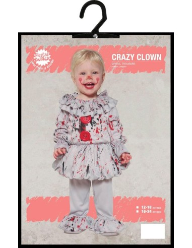 Disfraz bad clown 2-3 años   (100 cm) to