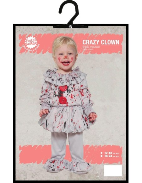 Disfraz bad clown 2-3 años   (100 cm) to