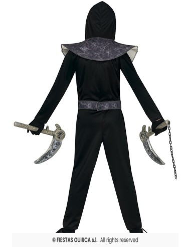 Disfraz dark ninja 10-12 años   (151 cm)
