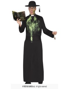 DISFRAZ CURA EXORCISTA ZOMBIE (L)