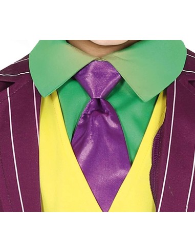 DISFRAZ JOKER CRAZY VILLAIN 7-9 Años