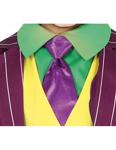 DISFRAZ JOKER CRAZY VILLAIN 7-9 Años