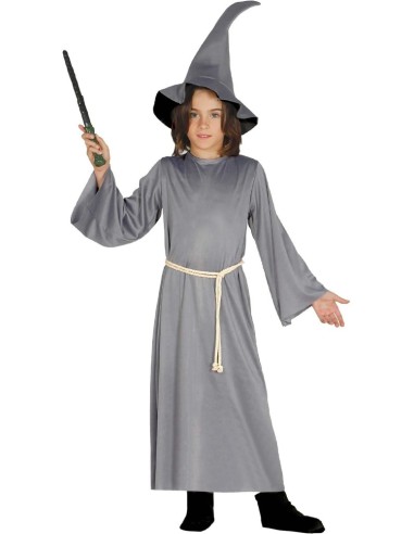 DISFRAZ MAGO GRIS GANDALF WIZARD 10-12 A