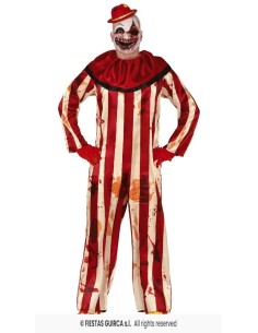 DISFRAZ PAYASO ASESINO STRIPED (L)