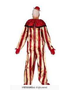 DISFRAZ PAYASO ASESINO STRIPED (M) 2
