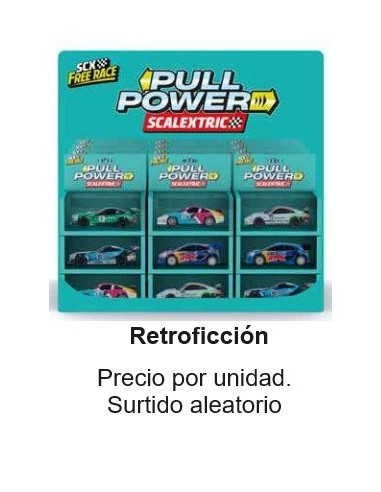 Coche Pull Power retroficcion Scalextric