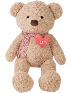 Peluche Oso old corazón 95 cm (surtido)