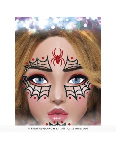 ARAÑA GLITTER FACE, 20X20 CMS.