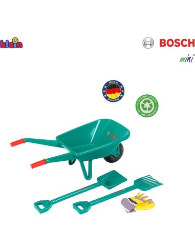 Bosch set de jardineria con carrito 
