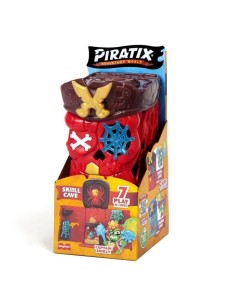 Piratix Secret Skull Cave con figura exc