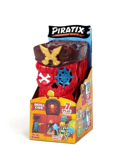 Piratix Secret Skull Cave con figura exc