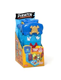 Piratix Secret Shark Cave con figura 