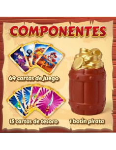 Pirate clash juego de cartas familiar  2