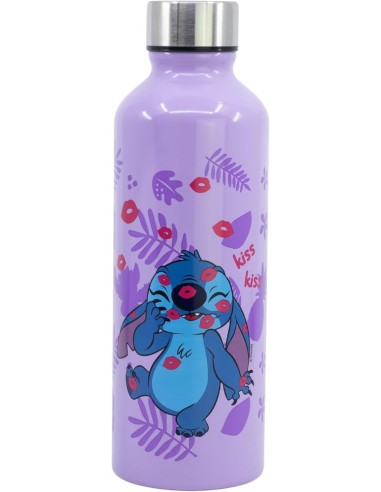 Botella de Aluminio Disney Stitch Lila d