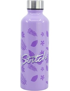 Botella de Aluminio Disney Stitch Lila d 2