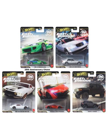 Hot Wheels Fast & Furious 25 Aniversario