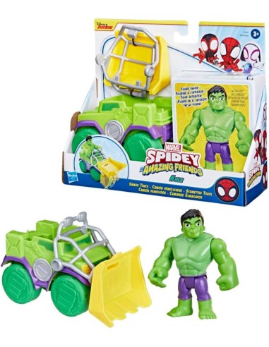 Spidey Set Figura Y Camión Demoledor Hul