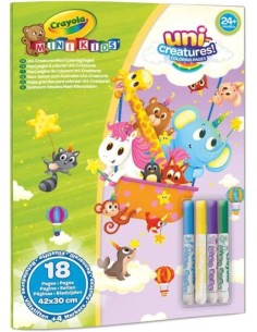 Crayola - Maxi álbum gigante de animales