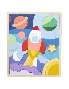 Fisher-Price Puzzle Espacial de Madera 