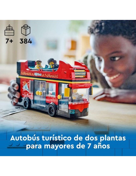 Autobús Turístico Rojo de Dos Plantas