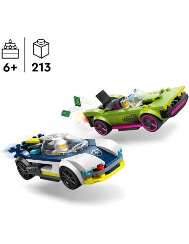  Coche de Policía y Potente Deportivo