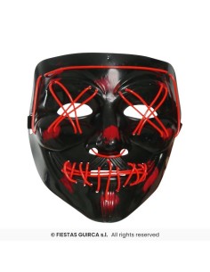 Mascara negra con luz   surtidas pvc 2