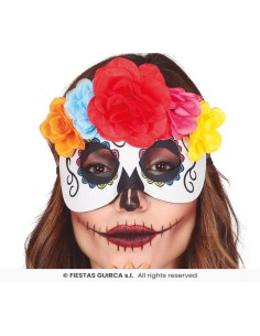 ANTIFAZ CATRINA CON FLORES